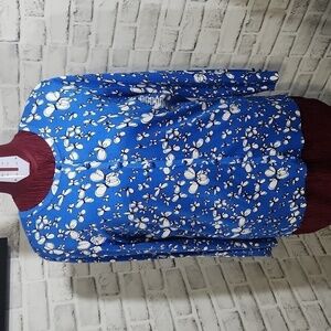 Premise Studio XL Blue Butterfly Cardigan